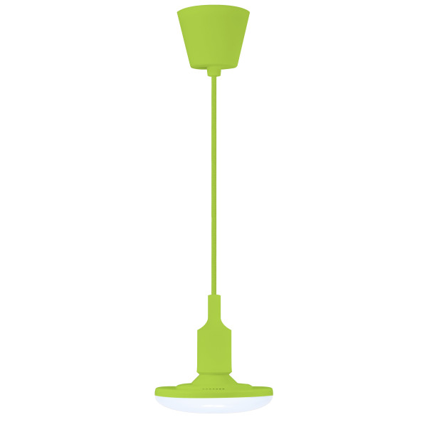 Lampa wisząca zielona KIKI 1xE27x10W wym: 100x23x15 cm Polux 856574