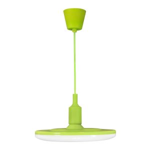 Lampa wisząca zielona KIKI 1xE27x15W wym: 100x23x23 cm Polux 856465 Lampa wisząca zielona KIKI 1xE27x15W wym: 100x23x23 cm Polux 856465