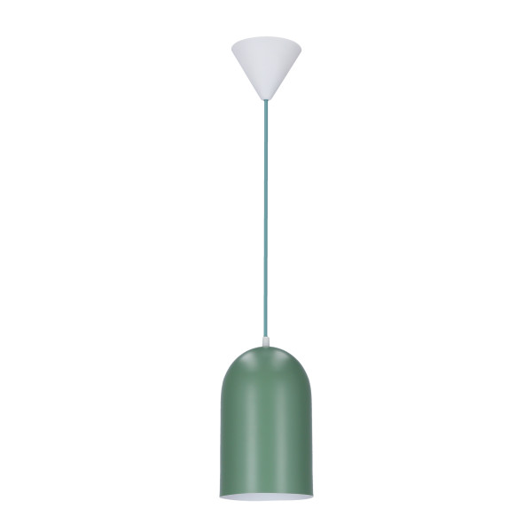 Lampa wisząca zielona OSS 1xE27x40W wym: 110x15x15 cm Candellux 924163
