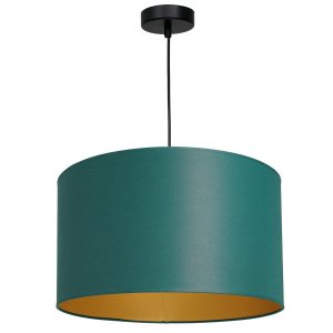 Lampa wisząca zielono-czarny matowy-złota Arden 1xE27x15W Luminex 846271 Lampa wisząca zielono-czarny matowy-złota Arden 1xE27x15W Luminex 846271