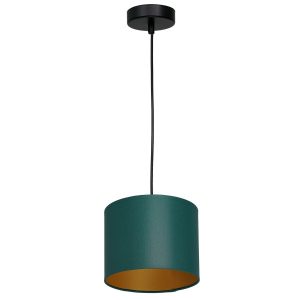 Lampa wisząca zielono-czarny matowy-złota Arden 1xE27x15W Luminex 846582 Lampa wisząca zielono-czarny matowy-złota Arden 1xE27x15W Luminex 846582