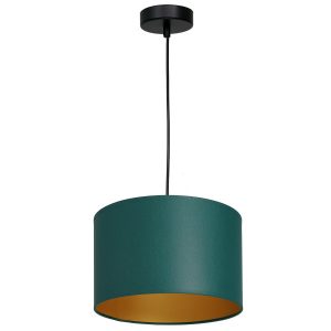 Lampa wisząca zielono-czarny matowy-złota Arden 1xE27x15W Luminex 845323 Lampa wisząca zielono-czarny matowy-złota Arden 1xE27x15W Luminex 845323