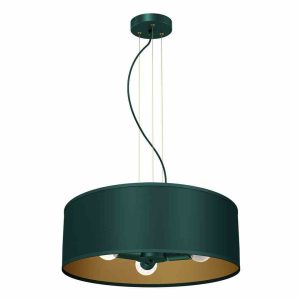 Lampa wisząca zielono-złota VERDE 3xE27x40W wym: 90x50x50 cm Milagro 852309 Lampa wisząca zielono-złota VERDE 3xE27x40W wym: 90x50x50 cm Milagro 852309