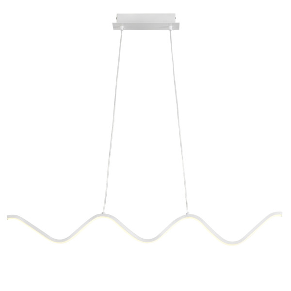 Lampa wisząca ZIGZAG LED biała 90 cm 749585