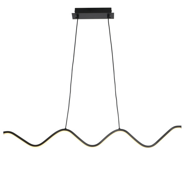 Lampa wisząca ZIGZAG LED czarna 90 cm 813372