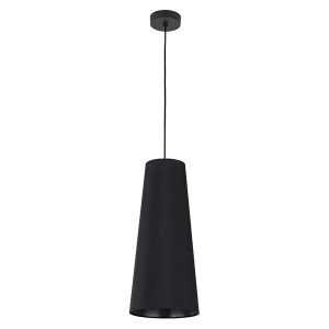 Lampa wisząca Zing tkaninowa czarna 266369 Lampa wisząca Zing tkaninowa czarna 266369