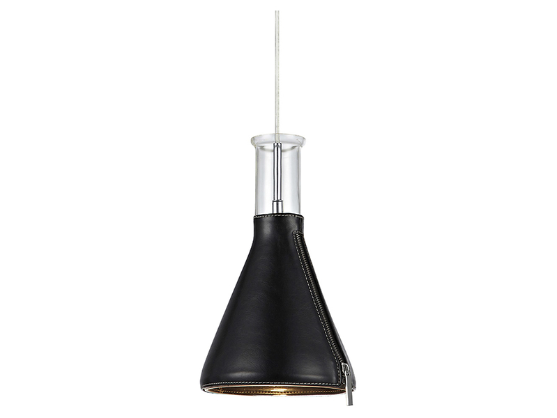 Lampa wisząca Zip metalowa czarna 44032