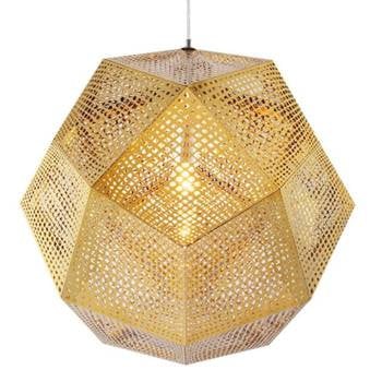 LAMPA WISZĄCA złota 48cm FUTURI STAR stalowa 217470