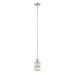 Lampa wisząca złota ALMA 1xE27x40W wym: 120×10,5×10,5 cm Italux 836390 Lampa wisząca złota ALMA 1xE27x40W wym: 120×10,5×10,5 cm Italux 836390