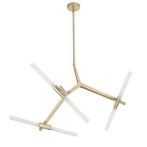 LAMPA WISZĄCA złota asymetryczna STICKS-6 szklana 217458 LAMPA WISZĄCA złota asymetryczna STICKS-6 szklana 217458
