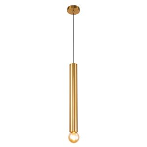 Lampa wisząca złota AUSTIN 1xE27x40W wym: 50x6x6 cm Candellux 924109 Lampa wisząca złota AUSTIN 1xE27x40W wym: 50x6x6 cm Candellux 924109
