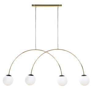 Lampa wisząca złota BOW 4xE14x10W wym: 100x120x15 cm Zuma Line 836389 Lampa wisząca złota BOW 4xE14x10W wym: 100x120x15 cm Zuma Line 836389