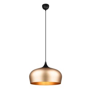 Lampa wisząca złota CHIRON 1xE27x40W wym: 150x45x45 cm Trio 856519 Lampa wisząca złota CHIRON 1xE27x40W wym: 150x45x45 cm Trio 856519