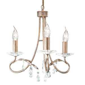 Lampa wisząca złota Christina 3xE14x60W wym: 97,5x36x36 cm Elstead 850194 Lampa wisząca złota Christina 3xE14x60W wym: 97,5x36x36 cm Elstead 850194