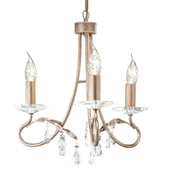 Lampa wisząca złota Christina 3xE14x60W wym: 97,5x36x36 cm Elstead 850194