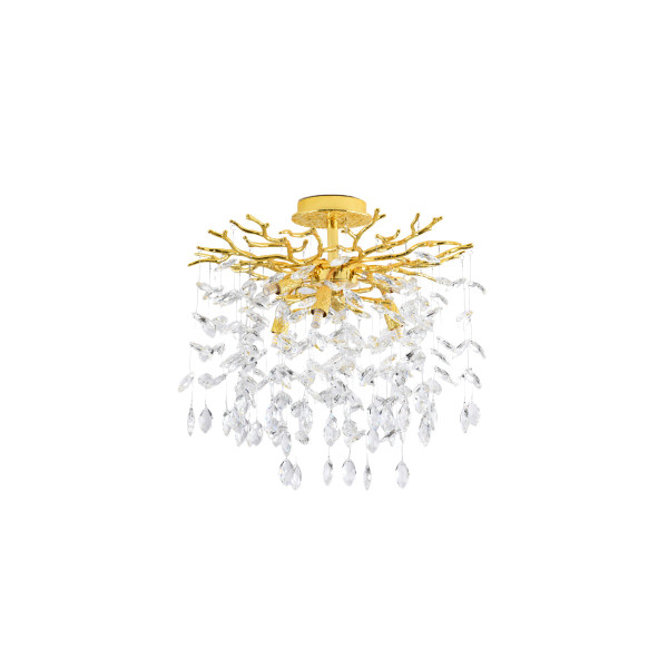 Lampa wisząca złota CINDY 6xG9x3,5W wym: 50x50x50 cm Zuma Line 836212