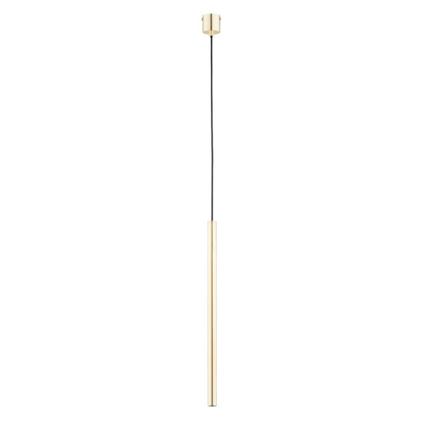 Lampa wisząca złota COLLET 1xG9x10W wym: 110x5,2x5,2 cm Alfa 841663