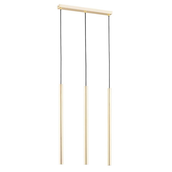 Lampa wisząca złota COLLET 3xG9x10W wym: 100x4x60 cm Alfa 841633