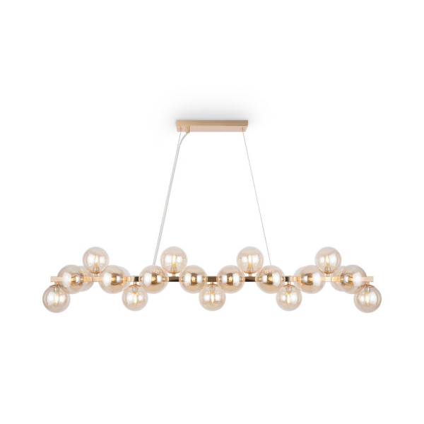 Lampa wisząca złota DALLAS 25xG9x28W wym: 133,9x23,8x123,5 cm Maytoni 852220