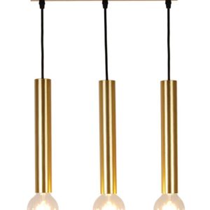Lampa wisząca złota DALLAS 3xE27x40W wym: 128,4x7x38 cm Candellux 922550 Lampa wisząca złota DALLAS 3xE27x40W wym: 128,4x7x38 cm Candellux 922550