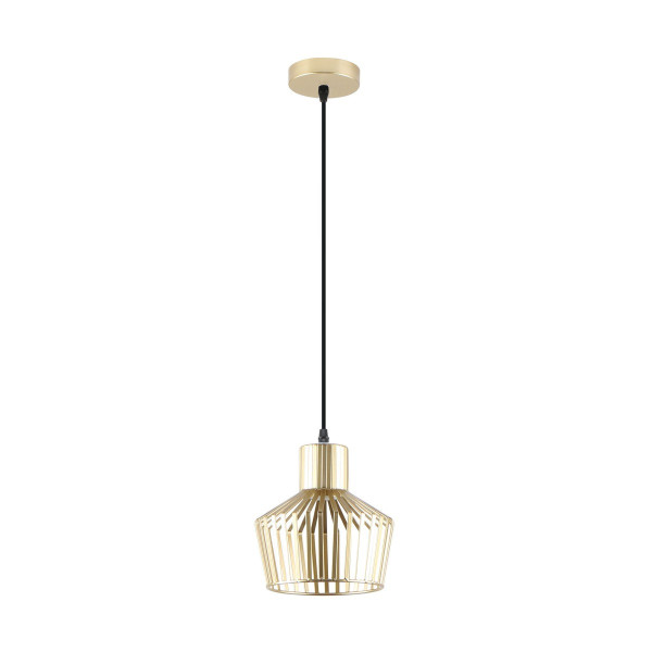 Lampa wisząca złota DOLIA 1xE27x40W wym: 144,5x18x18 cm Zuma Line 851018