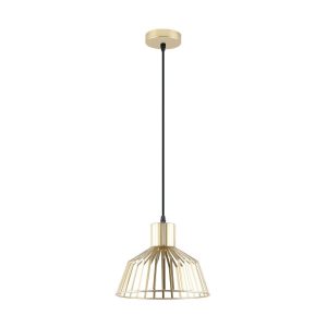 Lampa wisząca złota DOLIA 1xE27x40W wym: 144,5x24x24 cm Zuma Line 851026 Lampa wisząca złota DOLIA 1xE27x40W wym: 144,5x24x24 cm Zuma Line 851026
