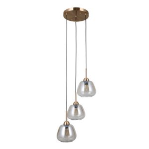 Lampa wisząca złota FELIS 3xE27x40W wym: 120x38x38 cm Italux 835850 Lampa wisząca złota FELIS 3xE27x40W wym: 120x38x38 cm Italux 835850
