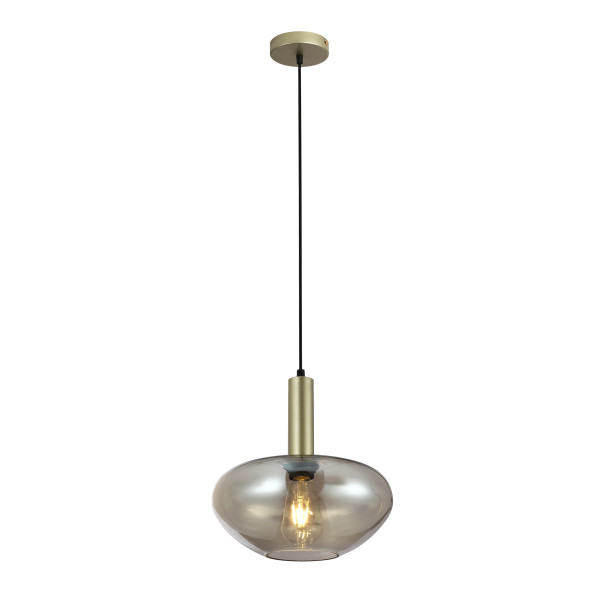 Lampa wisząca złota GATER 1xE27x40W wym: 120x28x28 cm Italux 835807