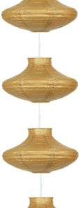 Lampa wisząca złota GRIFF 6xE14x40W wym: 200x25x25 cm Candellux 923526