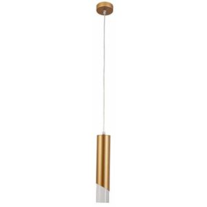 Lampa wisząca złota Hardin 1xE27x40W wym: 120x6x6 cm Reality 846355