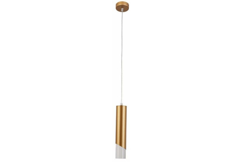 Lampa wisząca złota Hardin 1xE27x40W wym: 120x6x6 cm Reality 846355