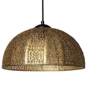Lampa wisząca złota Maestro 1xE27x40W wym: 127x35x35 cm Abruzzo 852038