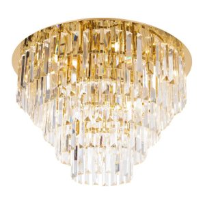 Lampa wisząca złota MONACO 15xG9x10W wym: 44x60x60 cm Maxlight 859285 Lampa wisząca złota MONACO 15xG9x10W wym: 44x60x60 cm Maxlight 859285