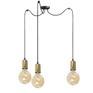 Lampa wisząca złota pająk EDYLIT loft 3xE27 SPIDER 14-384 1005212 Lampa wisząca złota pająk EDYLIT loft 3xE27 SPIDER 14-384 1005212