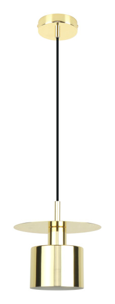 Lampa wisząca złota SARDA 1xE27x40W wym: 143,5x20x20 cm Zuma Line 850846