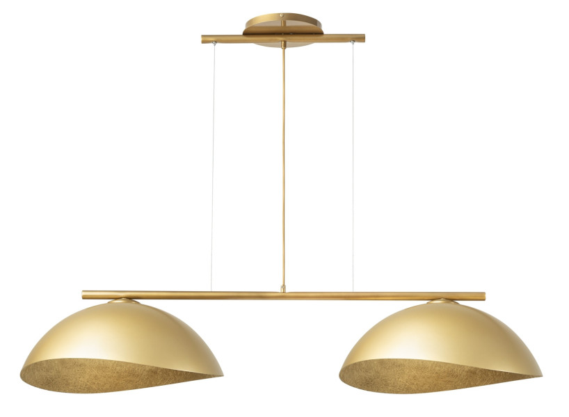 Lampa wisząca złota Solar 2xE27x15W wym: 90x125x48 cm Sigma Lighting 841560