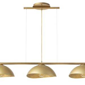 Lampa wisząca złota Solar 3xE27x15W wym: 80x120x33 cm Sigma Lighting 841668 Lampa wisząca złota Solar 3xE27x15W wym: 80x120x33 cm Sigma Lighting 841668