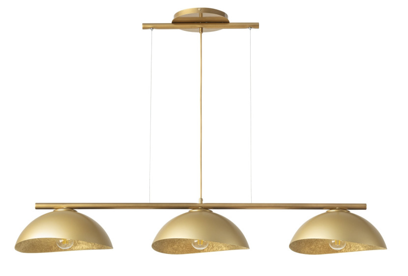 Lampa wisząca złota Solar 3xE27x15W wym: 80x120x33 cm Sigma Lighting 841668