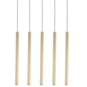 Lampa wisząca złota Sopel 5xG9x3W wym: 80x60x5 cm Sigma Lighting 838017 Lampa wisząca złota Sopel 5xG9x3W wym: 80x60x5 cm Sigma Lighting 838017