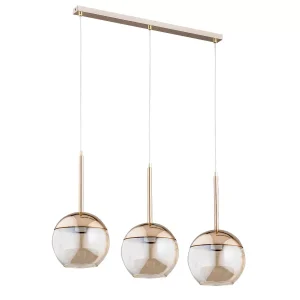 Lampa wisząca złota Volda 3xE27x60W wym: 90x75x20 cm Alfa 953247 Lampa wisząca złota Volda 3xE27x60W wym: 90x75x20 cm Alfa 953247