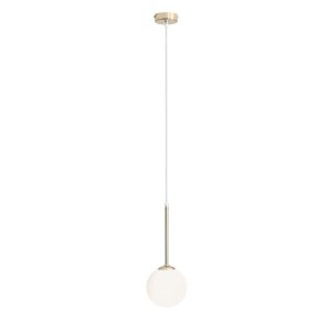 Lampa wisząca złoto-biała Bosso 1xE14x10W wym: 200x14x14 cm Aldex 852627 Lampa wisząca złoto-biała Bosso 1xE14x10W wym: 200x14x14 cm Aldex 852627
