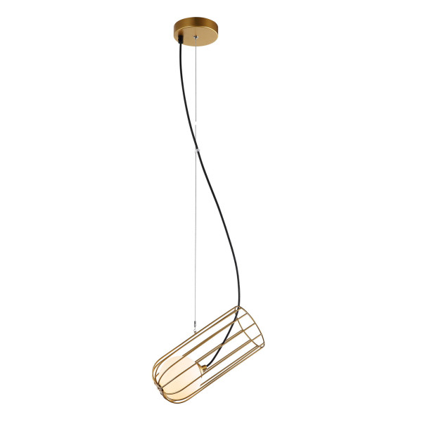 Lampa wisząca złoto-biała Coco 1xG9x25W wym: 94x24x24 cm Italux 858197