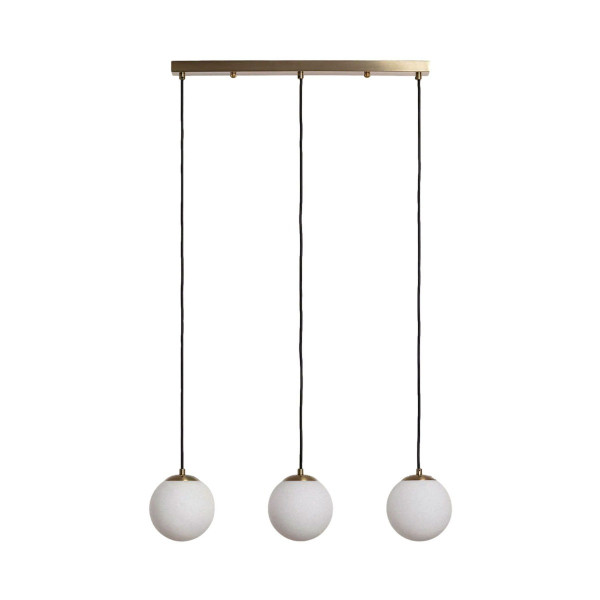 Lampa wisząca złoto-biała-czarna Parma 3xE27x20W wym: 172x60x15 cm Abruzzo 852212