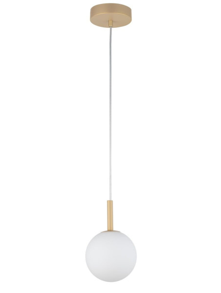 Lampa wisząca złoto-biała Gama 1xG9x12W wym: 95x14x14 cm Sigma Lighting 837824