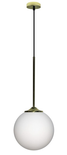 Lampa wisząca złoto-biała GLASGOW 1xE27x40W wym: 90x20x20 cm Candellux 924148