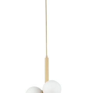 Lampa wisząca złoto-biała Perla 3xG9x12W wym: 100x27x12 cm Sigma Lighting 854498 Lampa wisząca złoto-biała Perla 3xG9x12W wym: 100x27x12 cm Sigma Lighting 854498