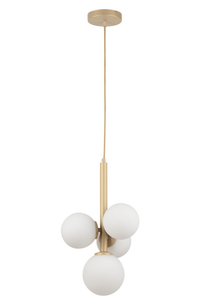 Lampa wisząca złoto-biała Perla 4xG9x12W wym: 100x27x12 cm Sigma Lighting 854531