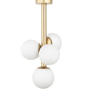Lampa wisząca złoto-biała PERLA LUX 4xG9x12W Sigma Lighting 837979