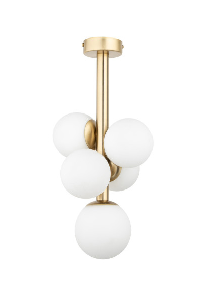Lampa wisząca złoto-biała PERLA LUX 5xG9x12W Sigma Lighting 837927