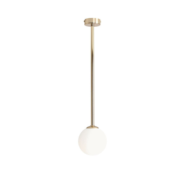 Lampa wisząca złoto-biała PINNE 1xE14x10W wym: 67x14x14 cm Aldex 851965